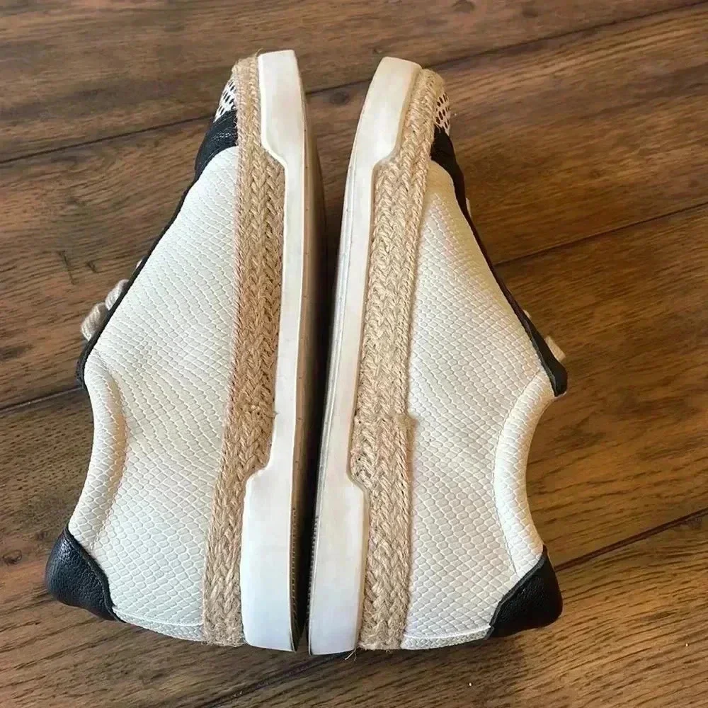 Crown Vintage Adelite Sneaker Lace Up Black/Cream Women’s sz 8M - Picture 6 of 9